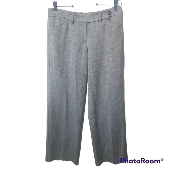 Mexx Wool Blend Wide Leg Mid Rise Trouser Pants - Picture 1 of 13